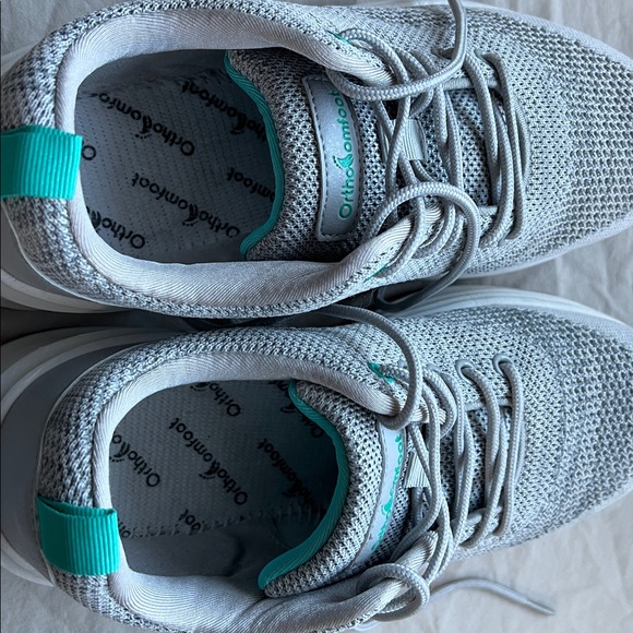 OrthoComfoot therapeutic walking sneakers light gray - Picture 7 of 8